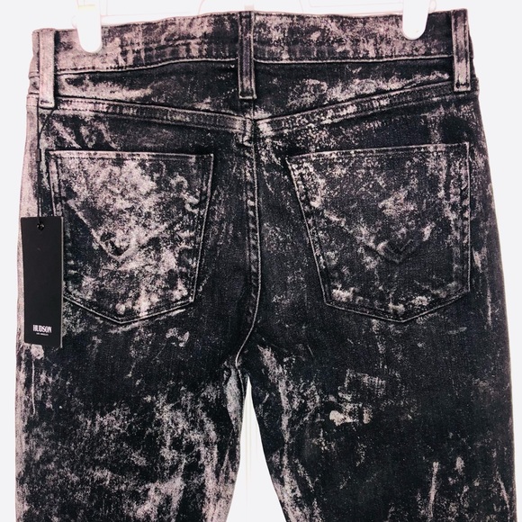 Hudson black and metallic jeans (26) - Picture 5 of 8